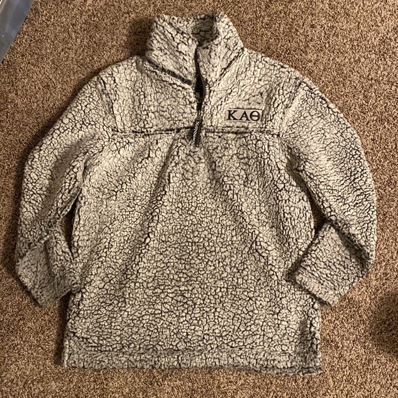 Kappa Alpha Theta Sherpa Quarter Zip - Picture 3 of 8